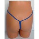 String sexy ouvert en dentelle-rose
