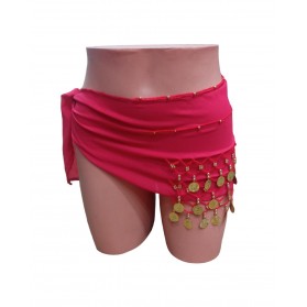 Ceinture de danse orientale-rouge
