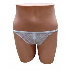 String ficelle avec noeud -Blanc