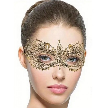 Masque en dentelle-Noir