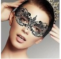 Masque en dentelle-Noir