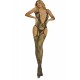 Bodystocking effet porte-jarretelle-noir