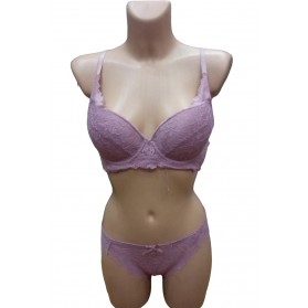 Ensemble soutien gorge paddé avec culotte