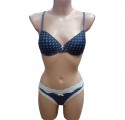 Ensemble soutien gorge avec boxer-Bleu marine