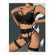 Ensemble lingerie sexy -noir