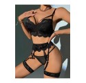 Ensemble lingerie sexy -noir