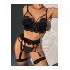 Ensemble lingerie sexy -noir