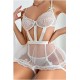 Ensemble lingerie sexy -Blanc