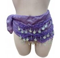 Ceinture de danse orientale  violet