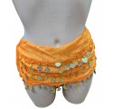 Ceinture de danse orientale  orange