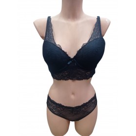 Ensemble soutien gorge rembourré avec culotte