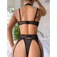 Ensemble lingerie sexy 3 pieces