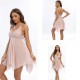 Nuisette coquine avec string assorti-rose