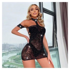 Lingerie robe manches longues sexy