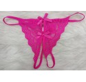 String sexy ouvert en dentelle