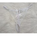 String sexy ouvert en dentelle