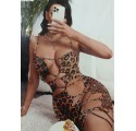 Robe sexy Léiopard