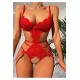 Ensemble lingerie sexy -rouge