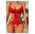 Lingerie body sexy -rouge