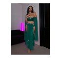 Ensemble lingerie sexy -vert